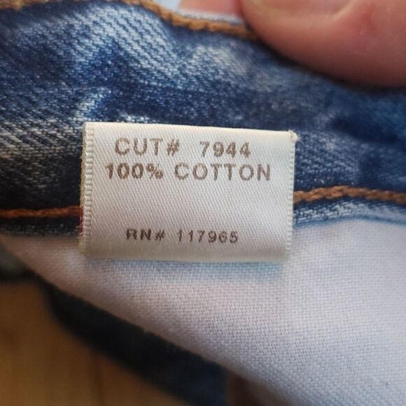 J BRAND DISTRESSED CUT-OFF JEAN SHORTS - Picture 8 of 8